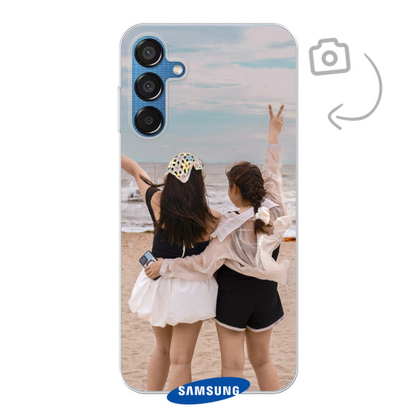 Funda de teléfono con impresión trasera suave para Samsung Galaxy M15