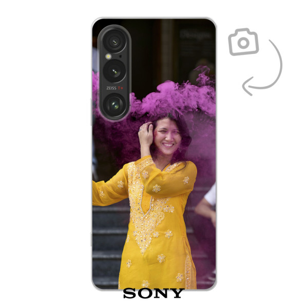 Funda de teléfono con impresión trasera suave para Sony Xperia 1 VI