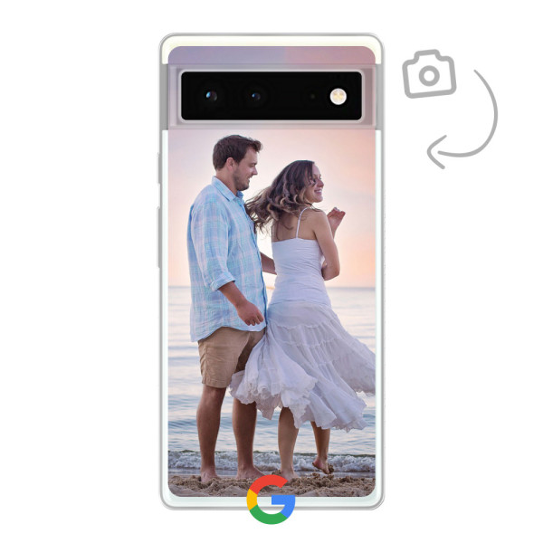 Funda de teléfono con impresión trasera suave para Google Pixel 6