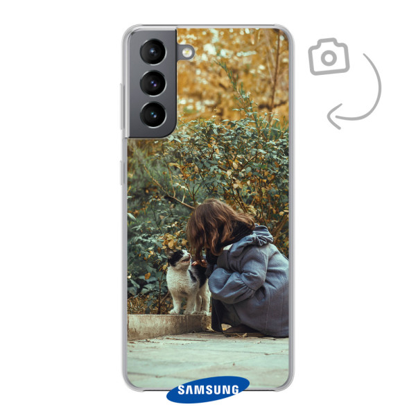 Funda rígida impresa en la parte posterior para Samsung Galaxy S21 5G