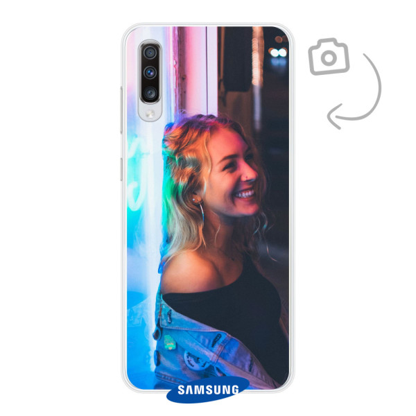 Funda de teléfono con impresión trasera suave para Samsung Galaxy A70