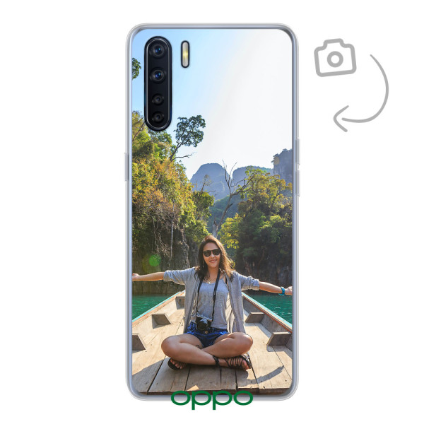 Funda de teléfono con impresión trasera suave para Oppo A91