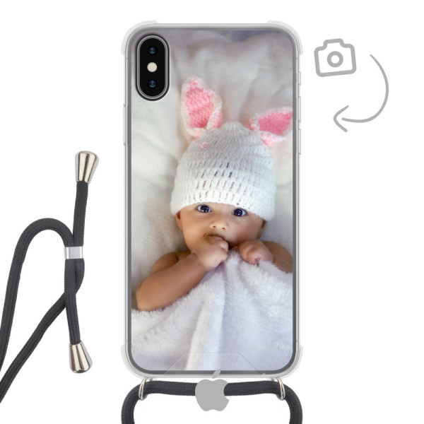 Funda de teléfono con cable para iPhone X/Xs