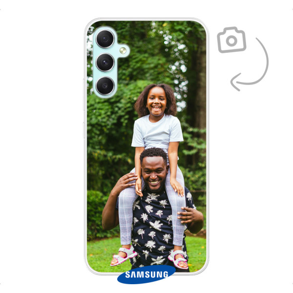 Funda de teléfono con impresión trasera suave para Samsung Galaxy A34