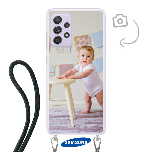 Funda de teléfono con cable para Samsung Galaxy A52/A52 5G/A52s 5G