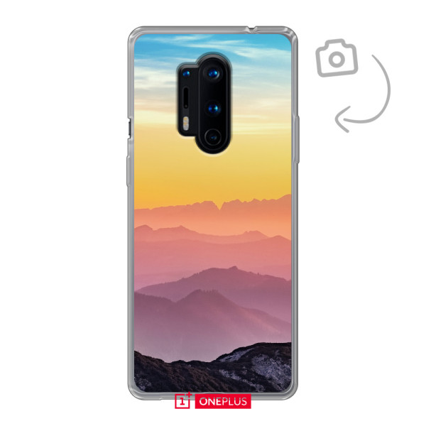 Funda de teléfono con impresión trasera suave para OnePlus 8 Pro