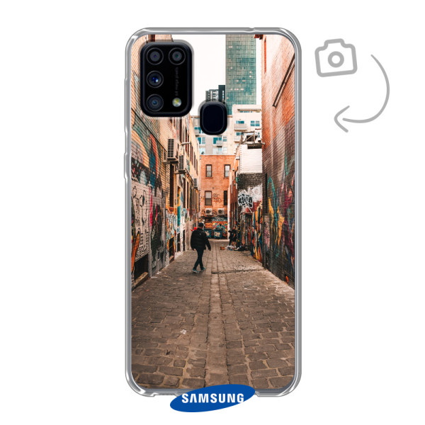 Funda de teléfono con impresión trasera suave para Samsung Galaxy M31