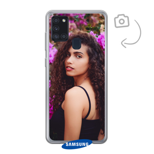 Funda de teléfono con impresión trasera suave para Samsung Galaxy A21s