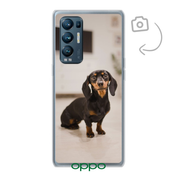 Funda de teléfono con impresión trasera suave para Oppo Find X3 Neo/Reno5 Pro+ 5G