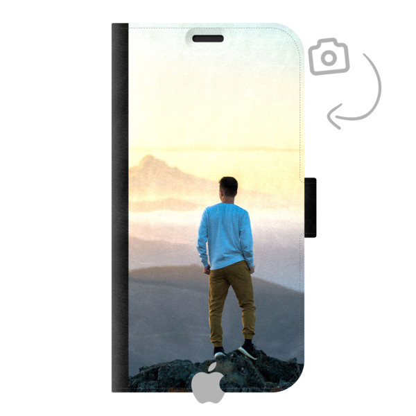 Funda billetera con estampado frontal para iPhone X/Xs