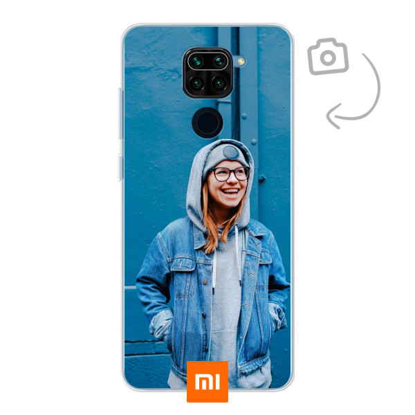 Funda de teléfono con impresión trasera suave para Xiaomi Redmi Note 9