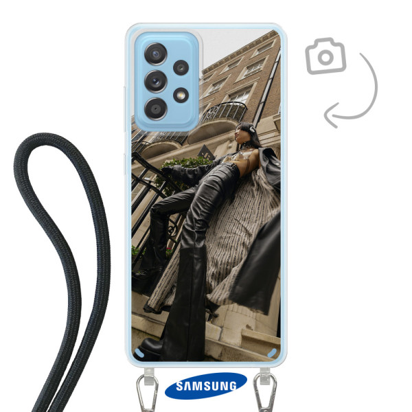 Funda de teléfono con cable para Samsung Galaxy A53 5G