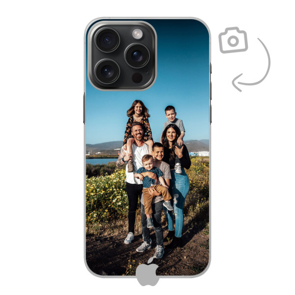 Funda rígida impresa en la parte posterior para iPhone 15 Pro Max