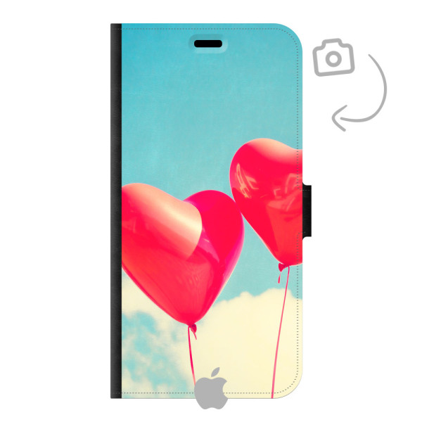 Funda billetera con estampado frontal para iPhone 15 Plus