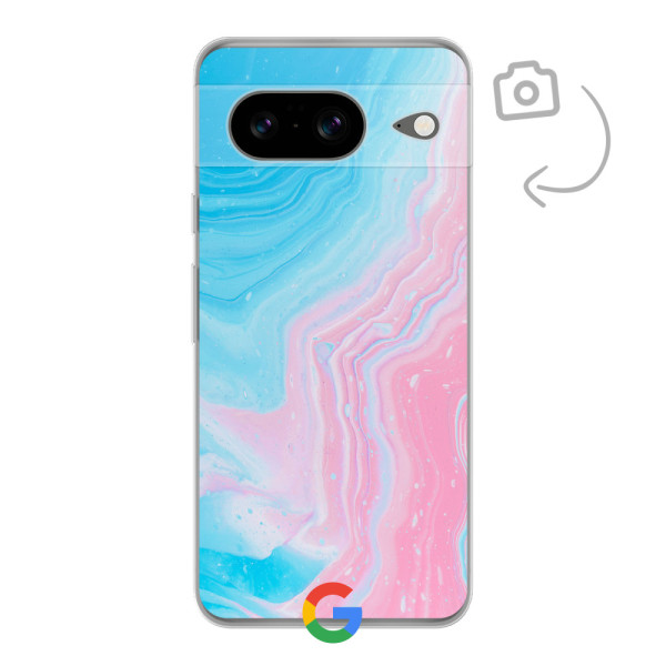 Funda de teléfono con impresión trasera suave para Google Pixel 8