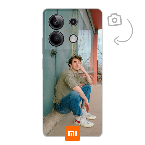 Funda de teléfono con impresión trasera suave para Xiaomi Redmi Note 13 5G