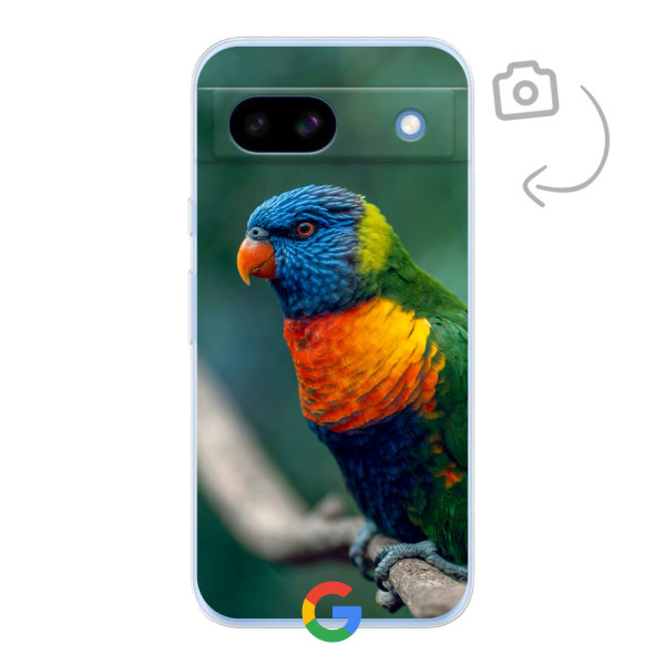 Funda de teléfono con impresión trasera suave para Google Pixel 8a