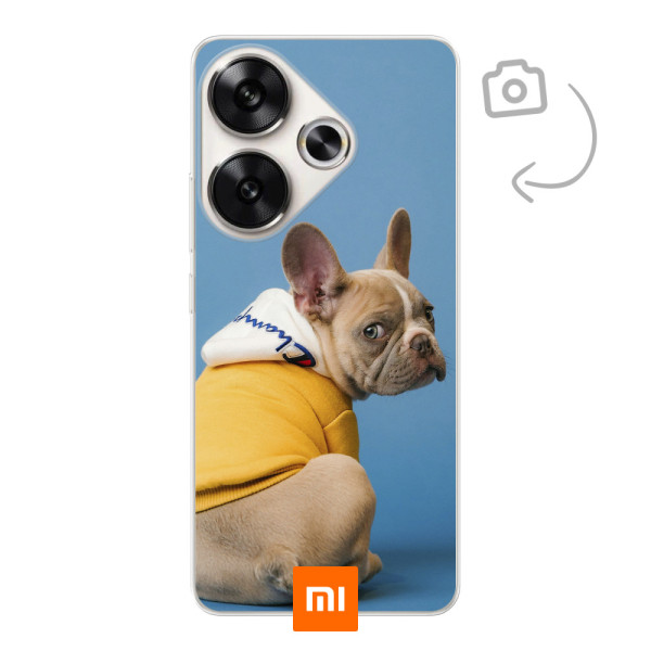 Funda de teléfono con impresión trasera suave para Xiaomi Poco F6/Redmi Turbo 3