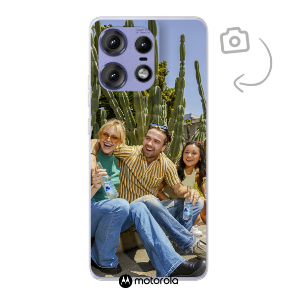 Funda de teléfono con impresión trasera suave para Motorola Edge 50 Pro