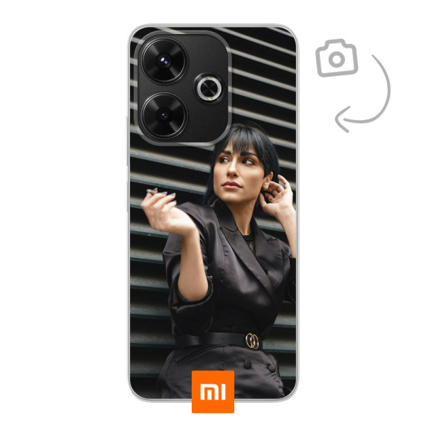 Funda de teléfono con impresión trasera suave para Xiaomi Poco M6 4G/Redmi 13 5G