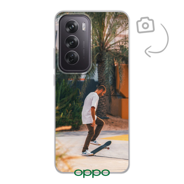 Funda de teléfono con impresión trasera suave para Oppo Reno12 Pro