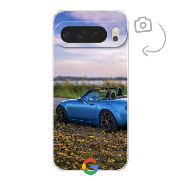 Funda de teléfono con impresión trasera suave para Google Pixel 9 Pro XL