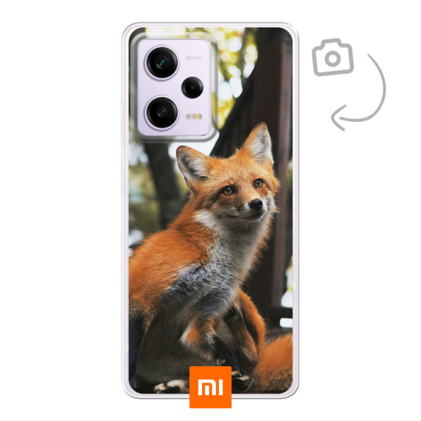 Funda de teléfono con impresión trasera suave para Xiaomi Poco X5